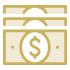 Stacked Dollar Bills Icon