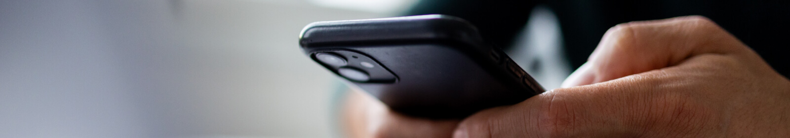 Man holding phone